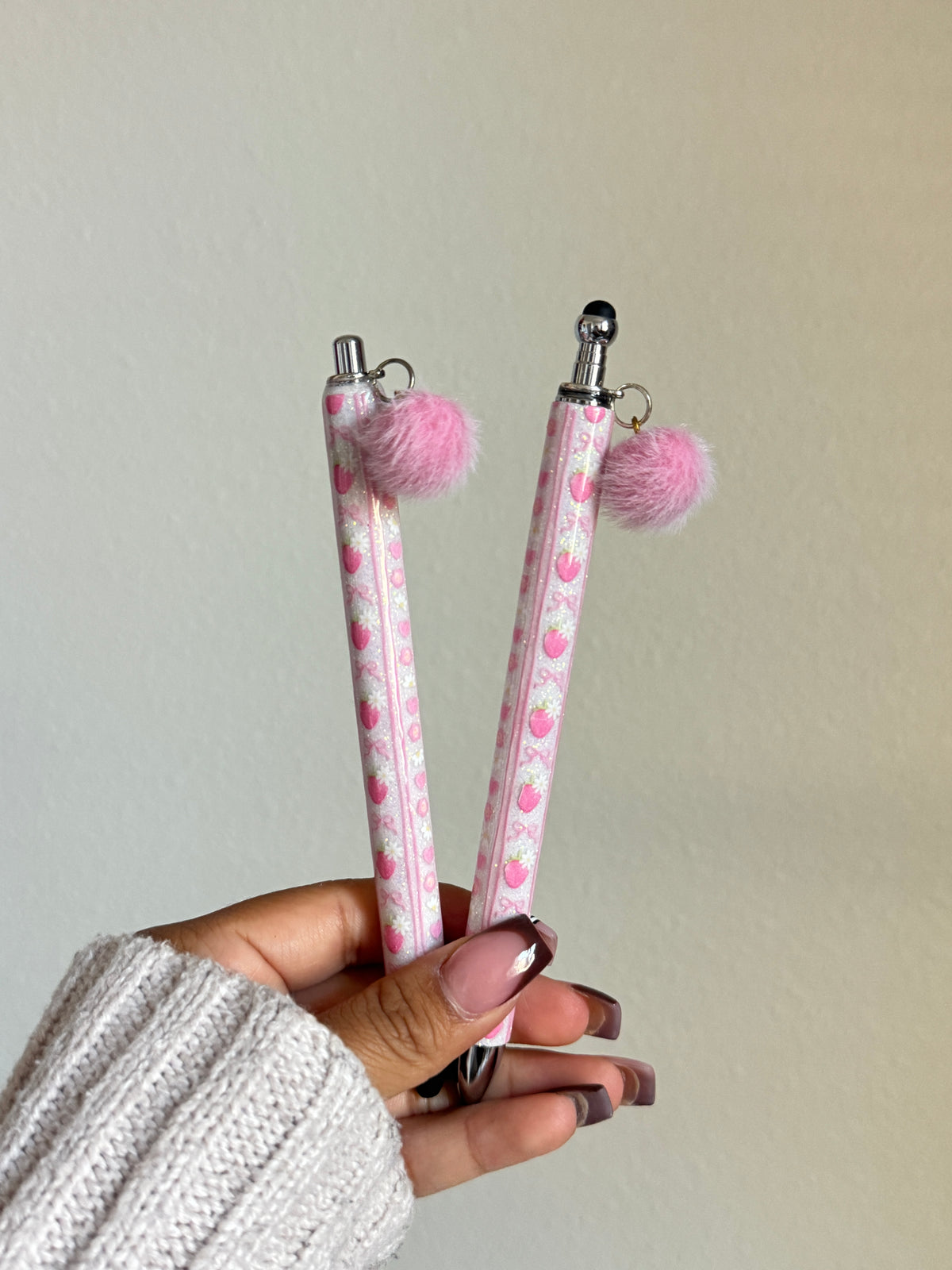 Strawberry & Stripes Pen
